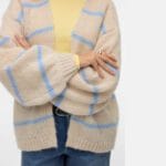 VMMAYBE ART LS OPEN CARDIGAN NOOS