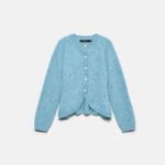 VMWISH LS O-NECK FITTED CARDIGAN