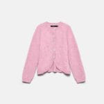 VMWISH LS O-NECK FITTED CARDIGAN