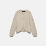 VMWISH LS O-NECK FITTED CARDIGAN