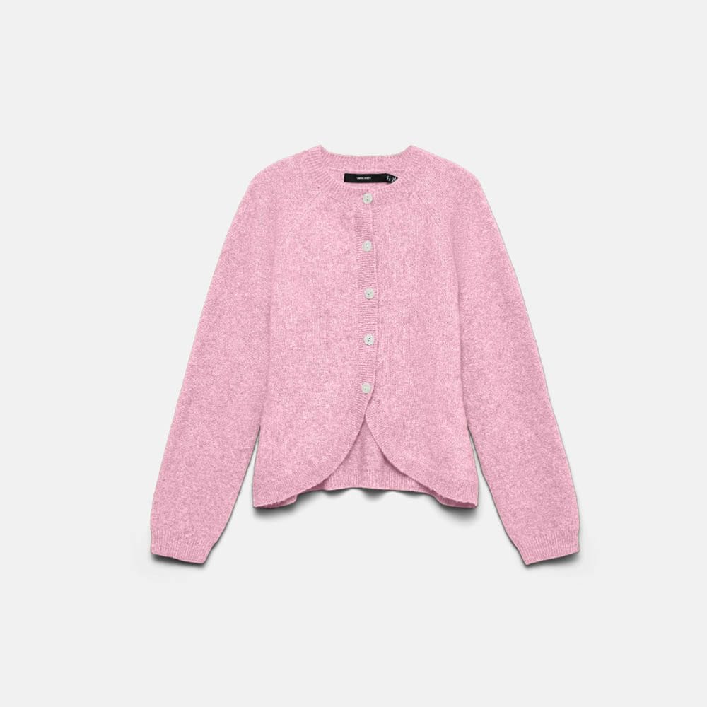 VMWISH LS O-NECK FITTED CARDIGAN
