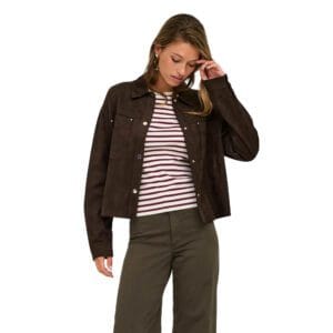 JDYJULLE LS FAKE SUEDE SHIRT