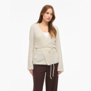 VIBOWS LS WRAP KNIT CARDIGAN