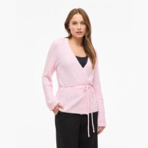 VIBOWS LS WRAP KNIT CARDIGAN
