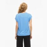 VIELLETTE S/S SATIN TOP