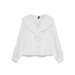 VMKAJA LS V-NECK FRILL SHIRT