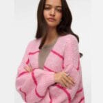 VMMAYBE ART LS OPEN CARDIGAN NOOS