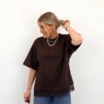 VIEWIE 2/4 LACE TOP