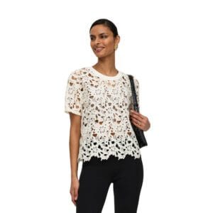 JDYVANYA S/S LACE TOP