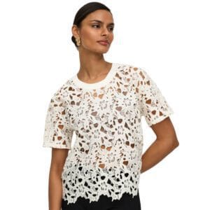 JDYVANYA S/S LACE TOP