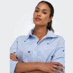 ONLOREGON ZEIDI LS BOW SHIRT