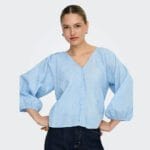 ONLZION 3/4 V-NECK TOP