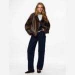 PCJOSIE COATED BIKER JACKET