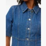 VMDAISY 2/4 SHORT DENIM DRESS