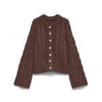 VMSVEA THEA LS ONECK CABLE CARDIGAN
