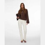 VMSVEA THEA LS ONECK CABLE CARDIGAN