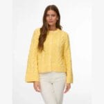VMSVEA THEA LS ONECK CABLE CARDIGAN