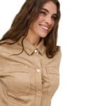 JDYJULLE LS FAKE SUEDE SHIRT