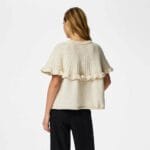 PCBEI SS ONECK FRILL KNECK TOP