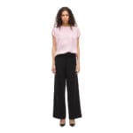 VIELLETTE S/S SATIN TOP