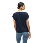 VIELLETTE S/S SATIN TOP