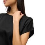 VIELLETTE S/S SATIN TOP
