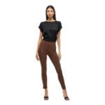 VIELLETTE S/S SATIN TOP
