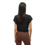 VIELLETTE S/S SATIN TOP