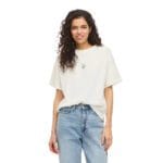 VIMONIE FLORA EMB SS ONECK TOP