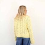 VMSVEA THEA LS ONECK CABLE CARDIGAN