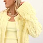 VMSVEA THEA LS ONECK CABLE CARDIGAN