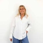 ONLOREGON BARI LS STRIPE SHIRT WHITE
