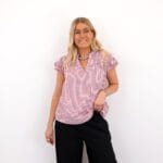 ONLBARI SL FRILL V-NECK TOP