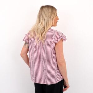 ONLBARI SL FRILL V-NECK TOP