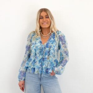 ONLVICTORIA LS FRILL TOP