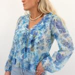 ONLVICTORIA LS FRILL TOP