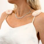 VICILLE V-NECK ROSE SINGLET TOP