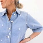 ONLBELLA S/S EMB SHIRT