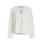 JXKIA STRUCTURE LS VNECK BLOUSE