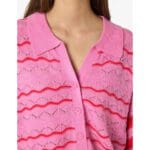NMSADIE SS POLO KNIT CARDIGAN