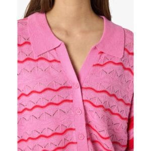 NMSADIE SS POLO KNIT CARDIGAN