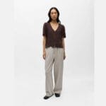OBJSANNE 2/4 V-NECK TOP