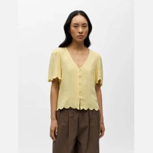 OBJSANNE 2/4 V-NECK TOP