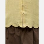 OBJSANNE 2/4 V-NECK TOP