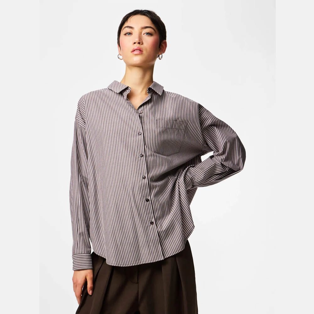 PCEMMY LS LOOSE SHIRT