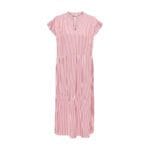 ONLBARI SL FRIL VNECK MIDI DRESS