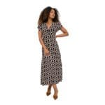 ONLNOVA LIFE VIS MOLLIE LONG DRESS