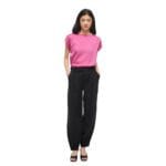 VIELLETTE S/S SATIN TOP
