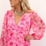 VMSMILLA LS V-NECK ANKLE DRESS