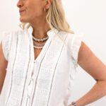 ONLHENNY SL FRILL BUTTON TOP NOOS